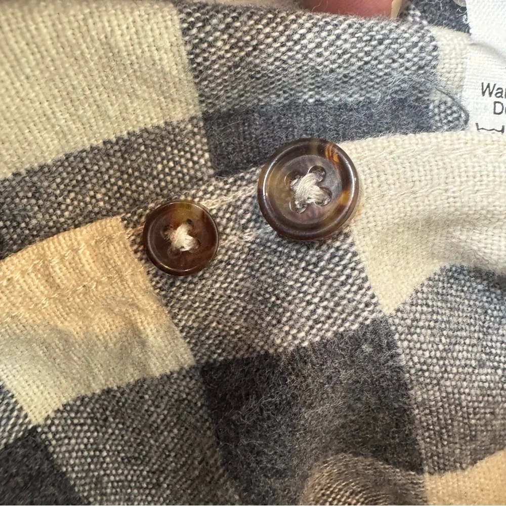 J.Crew Long Sleeve Men's Button Down Shirt With Sleeve Patches XXL
